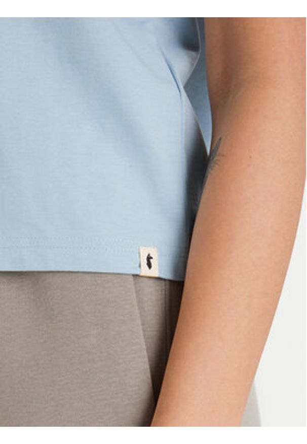 Cotopaxi T-Shirt Llama F25474W1529 Błękitny Regular Fit. Kolor: niebieski. Materiał: syntetyk, bawełna