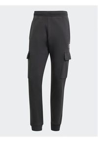 Adidas - adidas Spodnie dresowe adicolor Trefoil IP2755 Czarny Slim Fit. Kolor: czarny. Materiał: bawełna #6
