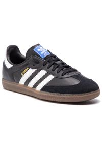 Adidas - adidas Sneakersy Samba Og B75807 Czarny. Kolor: czarny. Materiał: skóra