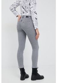 Calvin Klein jeansy Mid Rise Slim damskie medium waist. Kolor: szary #3