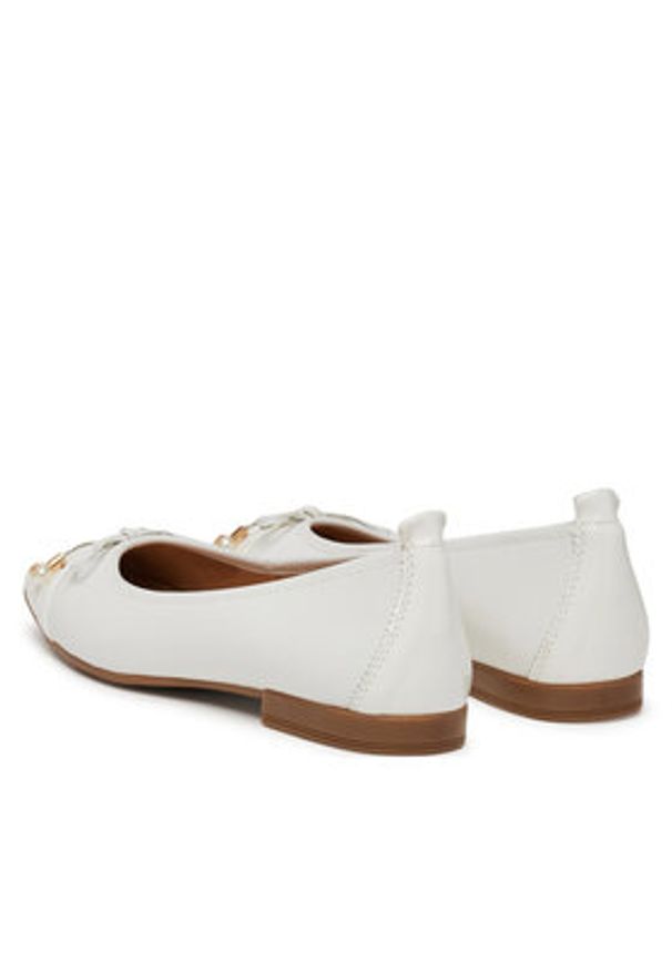 Lasocki Baleriny RST-ROMI-04 Biały. Kolor: biały. Materiał: skóra