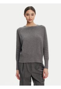 Marella Sweter Spider 2523366354 Szary Oversize. Kolor: szary. Materiał: syntetyk