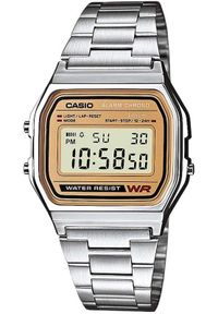 Zegarek Casio Zegarek męski Retro srebrny (A158WEA-9EF). Kolor: srebrny. Styl: retro #1