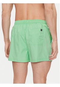 Calvin Klein Swimwear Szorty kąpielowe KM0KM00967 Zielony Regular Fit. Kolor: zielony. Materiał: syntetyk
