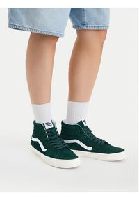 Vans Sneakersy Sk8-Hi VN000BW7EME1 Zielony. Kolor: zielony. Materiał: skóra, zamsz #6