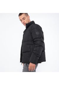 Wittchen - Męska kurtka pikowana prosta czarna. Okazja: do pracy, na co dzień. Kolor: czarny. Materiał: poliester. Sezon: jesień, zima. Styl: casual, elegancki #4