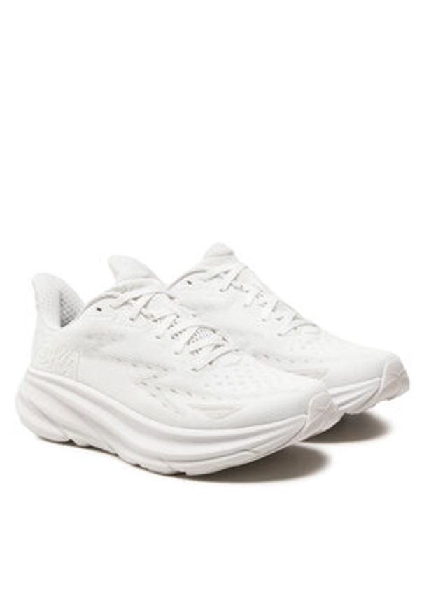 HOKA - Hoka Sneakersy Clifton 9 1127896 Biały. Kolor: biały. Materiał: materiał