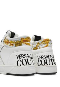 Versace Jeans Couture Sneakersy 77YA3SJ7 Biały. Kolor: biały. Materiał: skóra #6