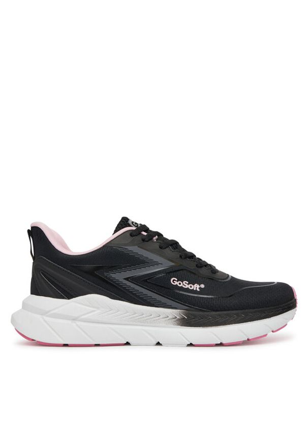 Go Soft Sneakersy V11-148 Czarny. Kolor: czarny. Materiał: materiał