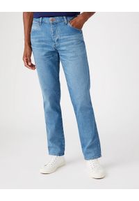 Wrangler - WRANGLER GREENSBORO MĘSKIE SPODNIE JEANSOWE NATURAL INDIGO W15QCU29X 112145824