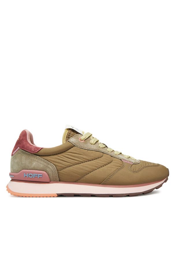 HOFF Sneakersy Track & Field 22517001 Khaki. Kolor: brązowy. Materiał: skóra, zamsz