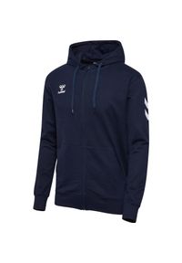 Bluza z kapturem i zamkiem błyskawicznym Hummel GO 2.0. Typ kołnierza: kaptur. Kolor: niebieski #1