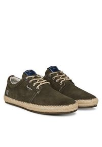 Pepe Jeans Espadryle Tourist West PMS10336 Khaki. Kolor: brązowy. Materiał: zamsz, skóra #6