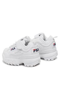 Fila Sneakersy Disruptor E Infants 1011298.1FG Biały. Kolor: biały. Materiał: skóra #4