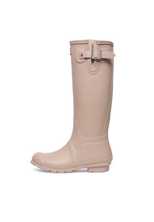 Hunter Kalosze HFW-005 Różowy. Kolor: różowy. Materiał: kauczuk