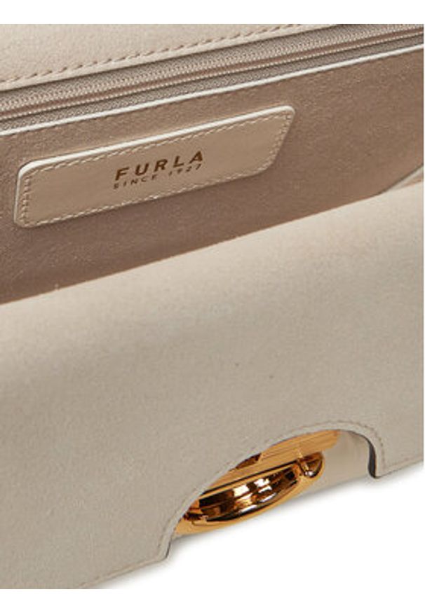 Furla Torebka WB01490 BX0428 PNN00 Écru. Materiał: skórzane