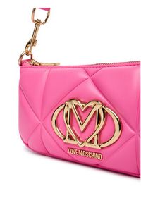 Love Moschino - LOVE MOSCHINO Torebka JC4111PP1OLC0604 Różowy. Kolor: różowy. Materiał: skórzane #5