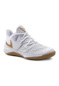 Buty do siatkówki Nike Zoom Hyperspeed Court SE. Kolor: biały, wielokolorowy, żółty. Model: Nike Court, Nike Zoom. Sport: turystyka piesza, siatkówka