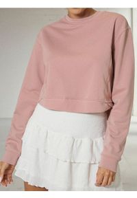 Sinsay - Bluza basic - różowy. Kolor: różowy