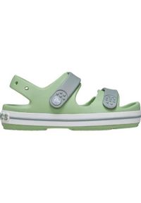 Buty do chodzenia niemowlęce Crocs Crocband Cruiser. Zapięcie: rzepy. Kolor: zielony. Materiał: materiał, syntetyk. Sport: turystyka piesza