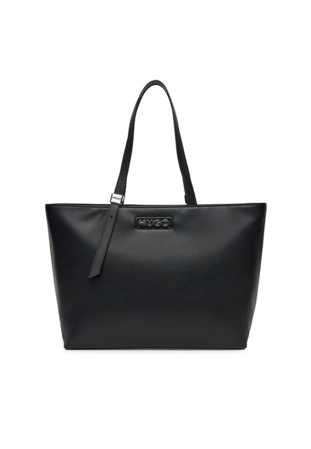 Hugo - HUGO Torebka 50541884 Czarny. Kolor: czarny. Materiał: skórzane