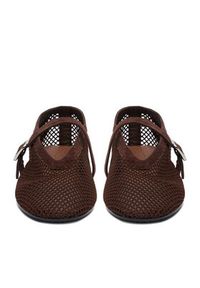 Badura Baleriny MIMOSA-SLT-24067P-52 Brązowy. Kolor: brązowy. Materiał: materiał #2