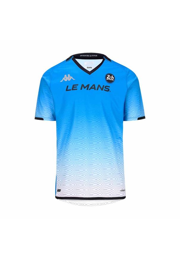 Koszulka Kappa 24h Le Mans. Kolor: niebieski, biały, wielokolorowy. Sport: kolarstwo