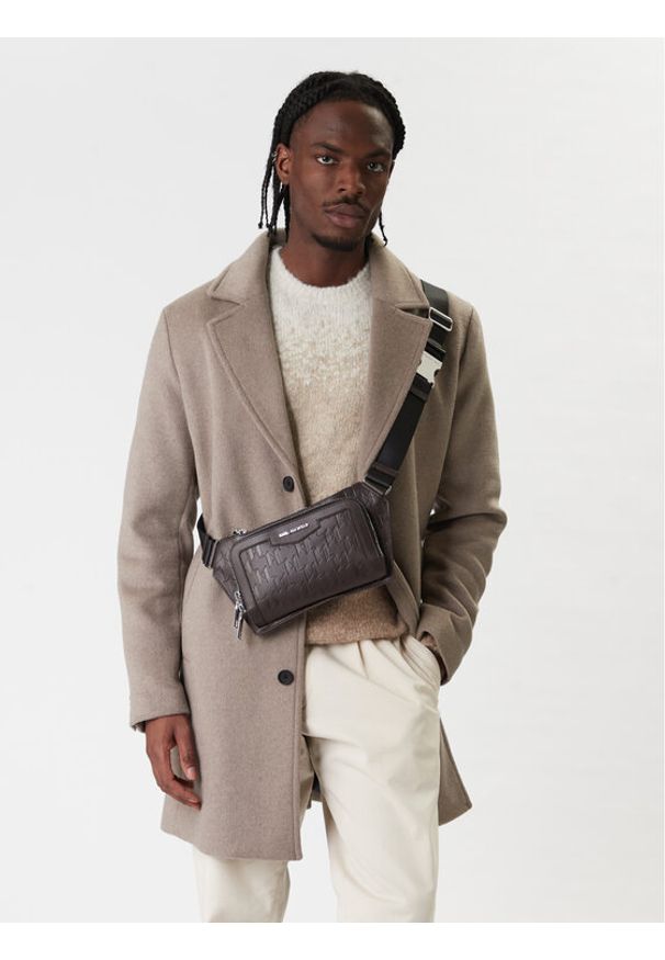 Karl Lagerfeld - KARL LAGERFELD Plecak A1M30004 Brązowy. Kolor: brązowy. Materiał: skóra