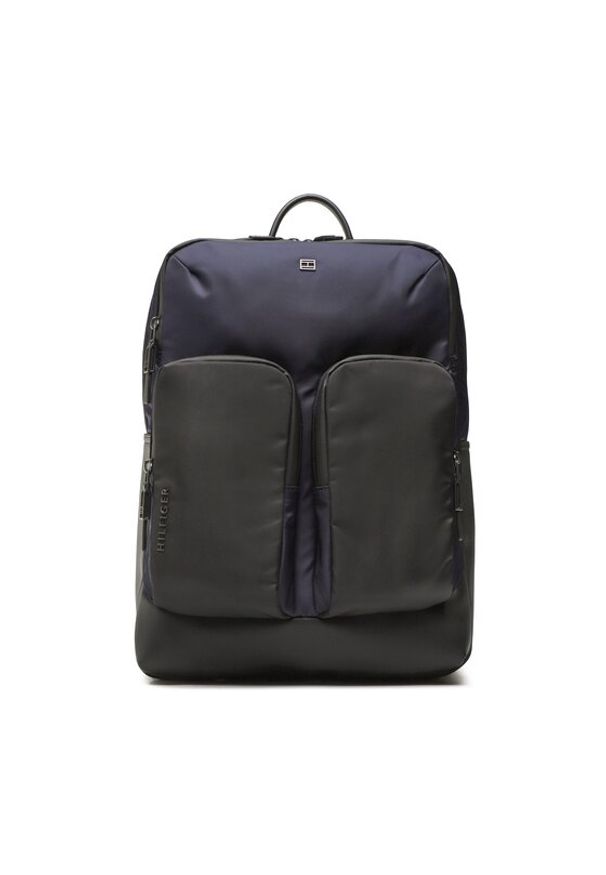 TOMMY HILFIGER - Tommy Hilfiger Plecak Th City Commuter Tech Backpack AM0AM10597 Granatowy. Kolor: niebieski. Materiał: materiał