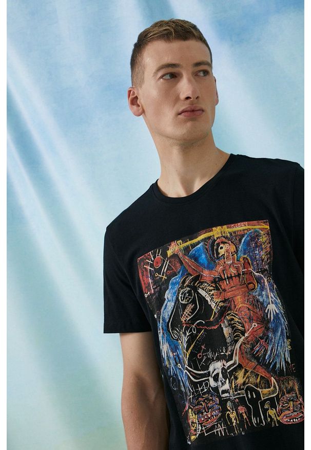 medicine - Medicine - T-shirt bawełniany by Joanna Patejuk Grafika Polska. Kolor: czarny. Materiał: bawełna. Wzór: nadruk