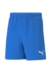 Puma - Spodenki TeamRISE Dla Dzieci. Kolor: niebieski
