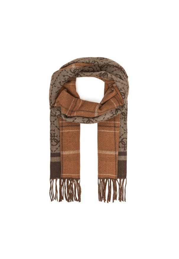 Guess Szal AM9432 POL03 Beżowy. Kolor: beżowy. Materiał: materiał