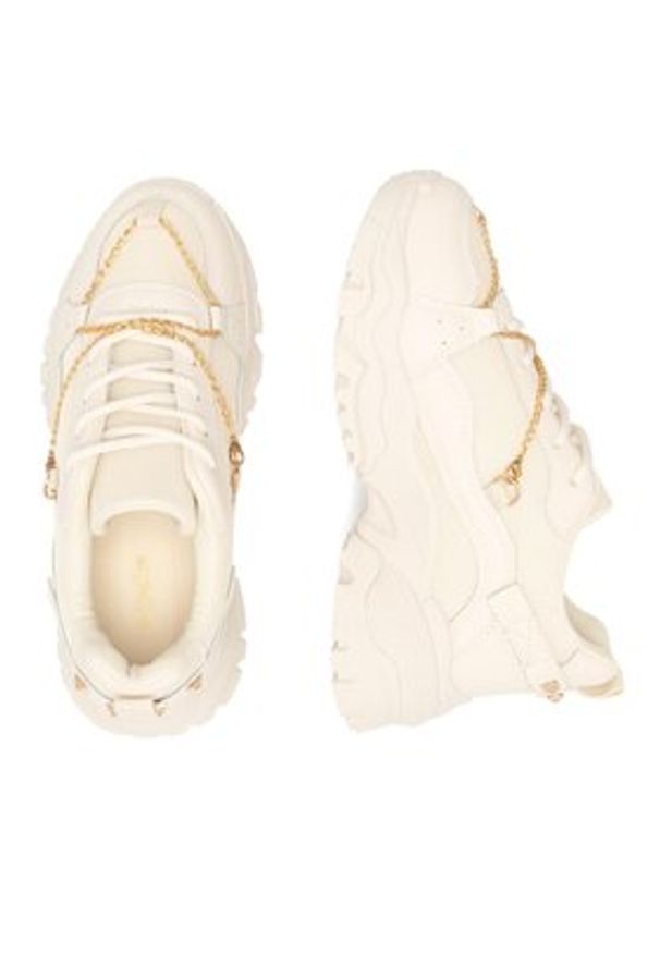 DeeZee Sneakersy TS5237-01 Beżowy. Kolor: beżowy. Materiał: materiał