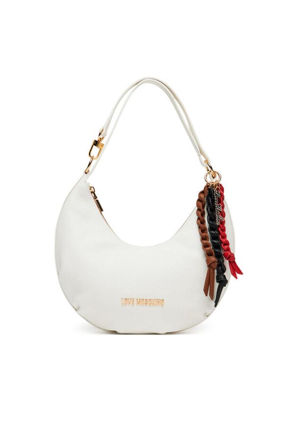 Love Moschino - LOVE MOSCHINO Torebka JC4308PP0MK1110A Biały. Kolor: biały. Materiał: skórzane