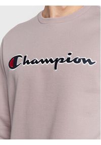 Champion Bluza Embroided Script Logo 217859 Fioletowy Regular Fit. Kolor: fioletowy. Materiał: bawełna, syntetyk #2