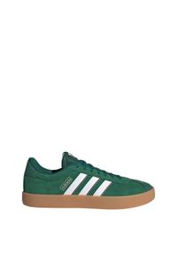 Adidas - Buty VL Court 3.0. Kolor: wielokolorowy, brązowy, biały, czerwony, zielony. Materiał: skóra #1