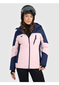 4f - 4F Kurtka narciarska membrana 8000 damska - różowa XXL. Kolor: różowy. Materiał: poliester, materiał. Sezon: zima #1