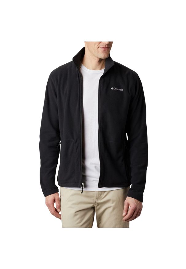 columbia - Polar turystyczny męski Columbia Fast Trek Light. Kolor: czarny. Materiał: polar. Sport: turystyka piesza