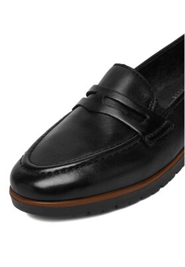 Rieker Lordsy 45300-02 Czarny. Kolor: czarny. Materiał: skóra