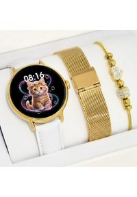 Smartwatch Gravity Zestaw dziecięcy Komunia SMARTWATCH Gravity GT33-2 z bransoletką PROF. Rodzaj zegarka: smartwatch #1