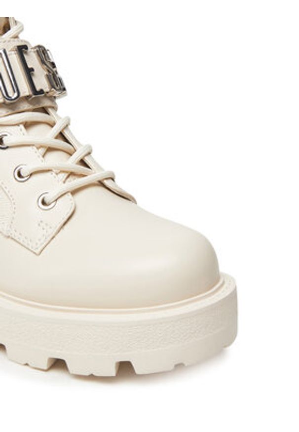 Guess Trzewiki FLTYZ2 FAP10 Écru. Materiał: skóra