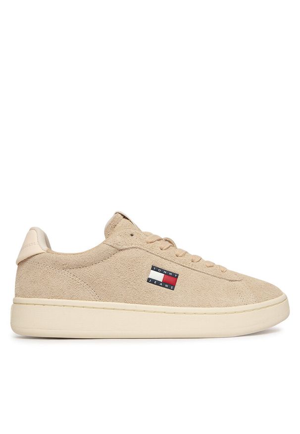 Sneakersy Tommy Jeans. Kolor: beżowy