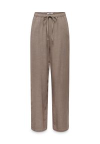 only - ONLY Spodnie materiałowe Siesta 15322263 Brązowy Regular Fit. Kolor: brązowy. Materiał: wiskoza #1