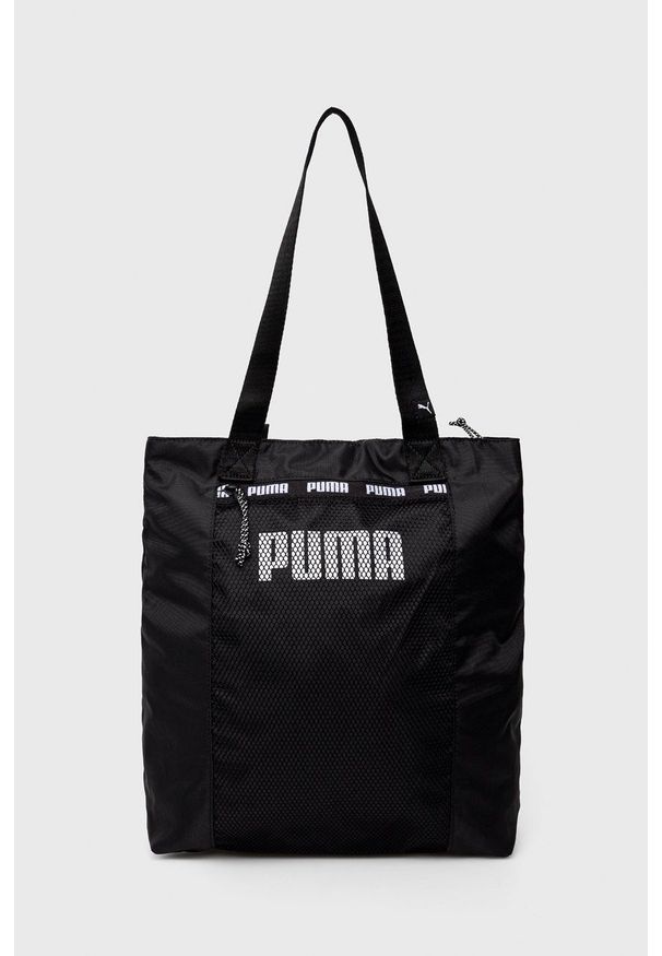 Puma torebka 78730 kolor czarny. Kolor: czarny. Rodzaj torebki: na ramię