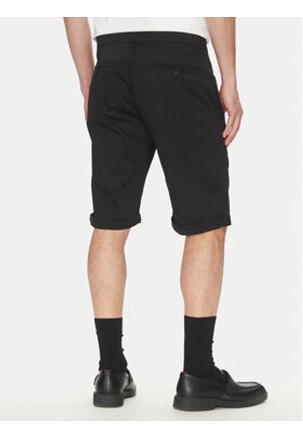 Karl Lagerfeld - KARL LAGERFELD Szorty materiałowe 265812 552829 Czarny Regular Fit. Kolor: czarny. Materiał: bawełna