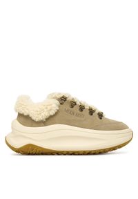 Moon Boot Sneakersy Moon247 City Shearling 80D2490040 Brązowy. Kolor: brązowy. Materiał: skóra, zamsz #1