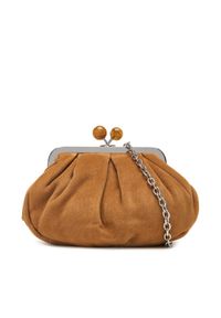 Weekend Max Mara Torebka 2525516164650 Brązowy. Kolor: brązowy. Materiał: skórzane, zamszowe