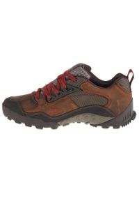 Buty trekkingowe męskie Merrell Annex Trak. Zapięcie: sznurówki. Kolor: brązowy. Materiał: skóra, syntetyk, materiał. Szerokość cholewki: normalna