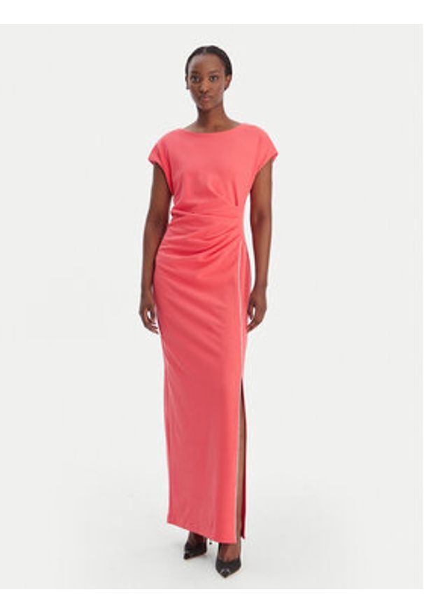 Joseph Ribkoff Sukienka wieczorowa 261713 Różowy Slim Fit. Kolor: różowy. Materiał: syntetyk. Styl: wizytowy