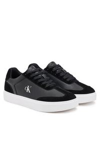 Calvin Klein Sneakersy Classic Cupsole Laceup Wt Mix YM0YM01429 Czarny. Kolor: czarny. Materiał: skóra #3